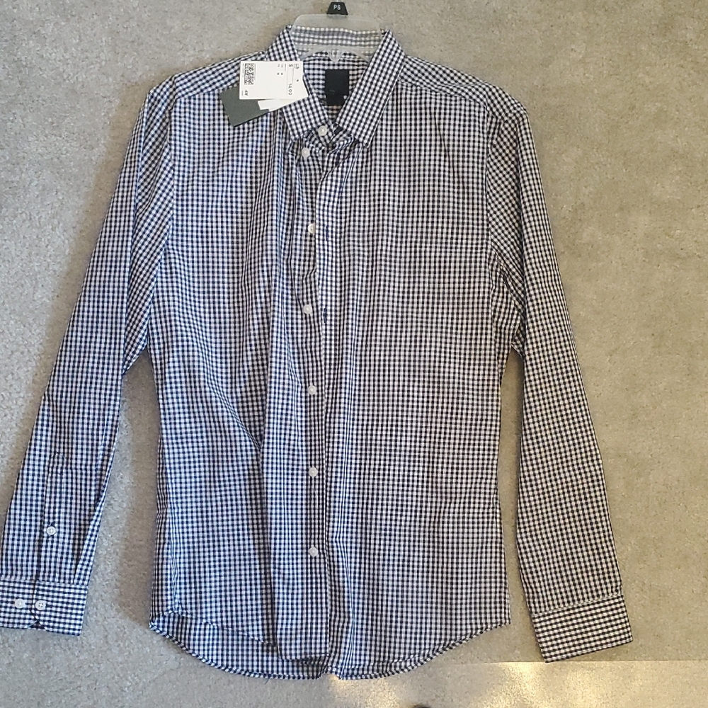 Men's Blue Checkered Shirt